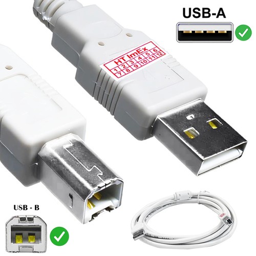 Weiß usb druckerkabel - usb,